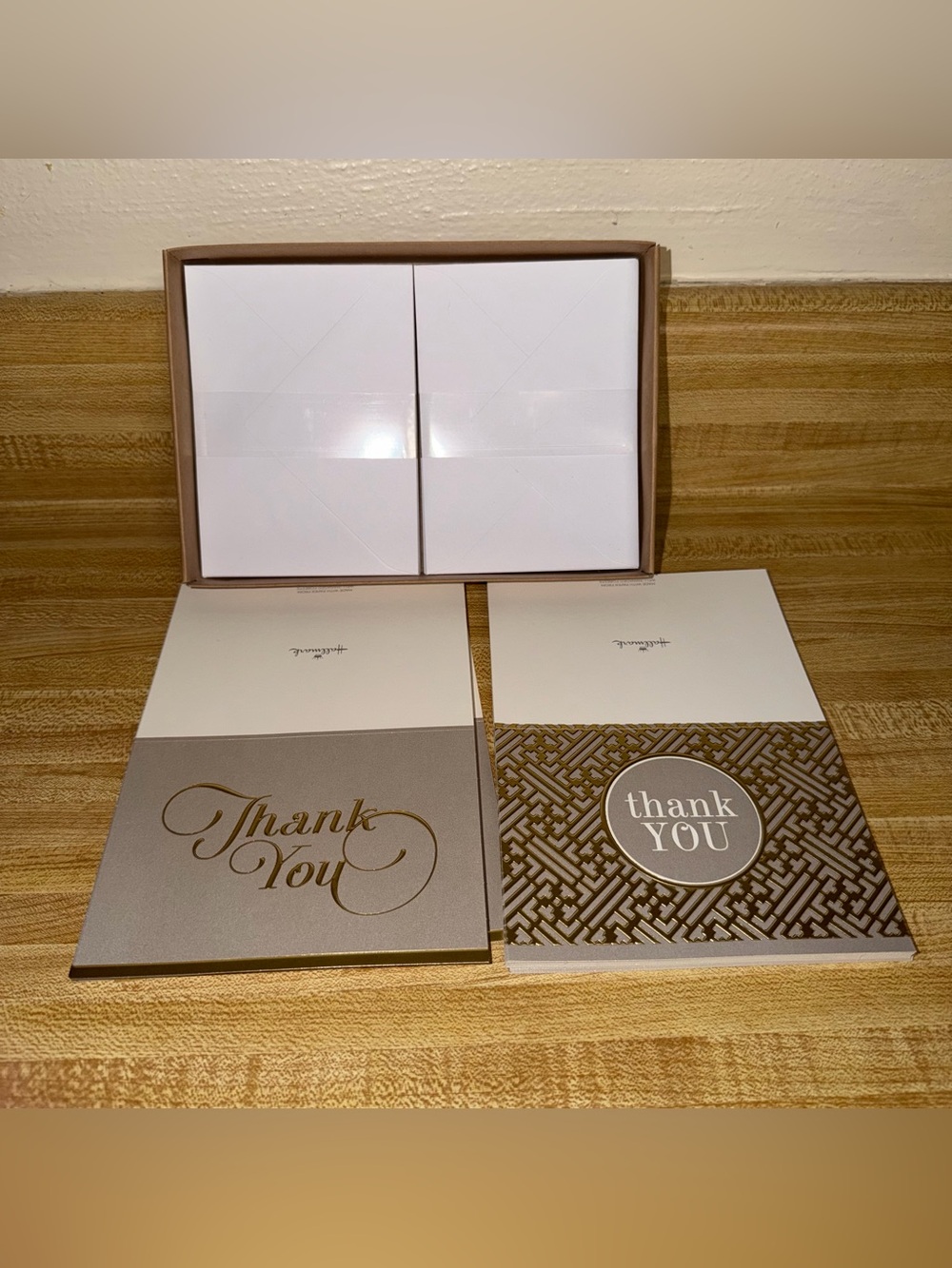 44 Hallmark blank thank you card Gold 'Thank You' Note Cards Elegant Set wedding